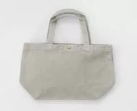 Small Canvas Shopper Neutral Grey