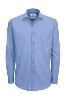 Smart LSL/men Poplin Shirt Business Blue