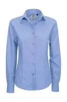 Smart LSL/women Poplin Shirt Business Blue