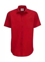 Smart SSL/men Poplin Shirt Deep Red