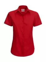 Smart SSL/women Poplin Shirt Deep Red