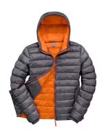 Snow Bird Hooded Jacket Grey/Orange