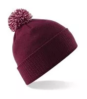 Snowstar Beanie Burgundy/Off White