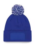 Snowstar Printers Beanie Bright Royal/Off White