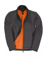 Softshell Jacket ID.701/women Dark Grey/Neon Orange