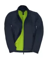 Softshell Jacket ID.701/women Navy/Neon Green