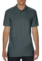 Softstyle® Adult Double Pique Polo Dark Heather