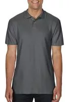 Softstyle® Adult Double Pique Polo Charcoal