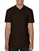 Softstyle® Adult Double Pique Polo Dark Chocolate