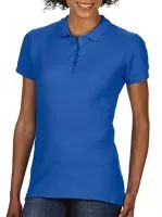 Softstyle® Ladies Double Pique Polo Royal