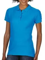 Softstyle® Ladies Double Pique Polo Sapphire