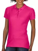 Softstyle® Ladies Double Pique Polo Heliconia