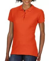 Softstyle® Ladies Double Pique Polo Narancssárga