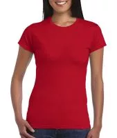 Softstyle® Ladies` T-Shirt Piros
