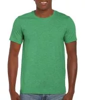 Softstyle® Ring Spun T-Shirt Heather Irish Green