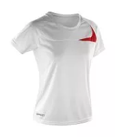 Spiro Ladies` Dash Training Shirt White/Red