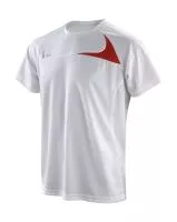 Spiro Men`s Dash Training Shirt White/Red