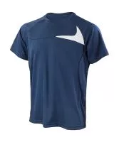 Spiro Men`s Dash Training Shirt Navy/White