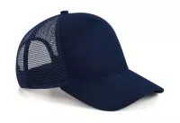 Suede Snapback Trucker French Navy