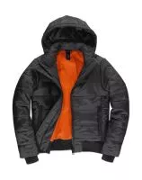 Superhood/women Jacket Dark Grey/Neon Orange