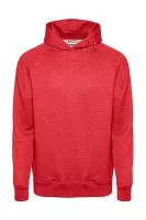 Tagless Media Hoodie Heather Fire Red