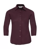 Tailored Blouse with 3/4 Sleeves Port