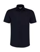 Tailored Fit Poplin Shirt SSL Dark Navy