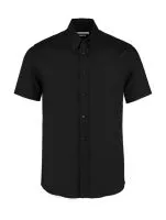 Tailored Fit Premium Oxford Shirt SSL Black