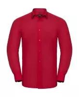 Tailored Poplin Shirt LS Classic Red