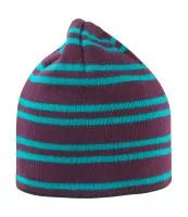 Team Reversible Beanie Plum/Turquoise/Grey