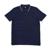 The Tipped Polo Navy/White