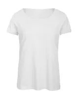 Triblend/women T-Shirt Fehér