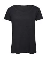 Triblend/women T-Shirt Heather Dark Grey