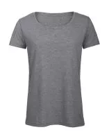 Triblend/women T-Shirt Heather Light Grey