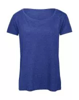 Triblend/women T-Shirt Kék