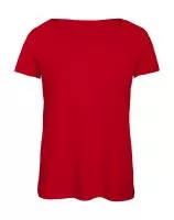 Triblend/women T-Shirt Piros