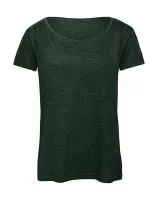 Triblend/women T-Shirt Heather Forest