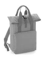 Twin Handle Roll-Top Backpack Light Grey