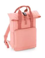 Twin Handle Roll-Top Backpack Blush Pink