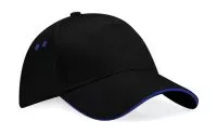 Ultimate 5 Panel Cap - Sandwich Peak Black/Bright Royal