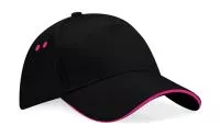 Ultimate 5 Panel Cap - Sandwich Peak Black/Fuchsia