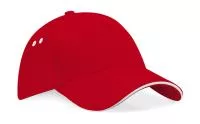 Ultimate 5 Panel Cap - Sandwich Peak Classic Red/White