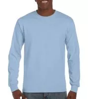 Ultra Cotton Adult T-Shirt LS Light Blue