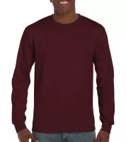Ultra Cotton Adult T-Shirt LS Maroon