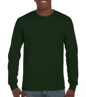 Ultra Cotton Adult T-Shirt LS Forest Green