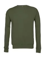 Unisex Drop Shoulder Fleece Military Green