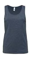 Unisex Jersey Tank Heather Navy