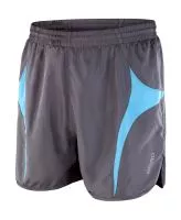 Unisex Micro Lite Running Shorts Grey/Aqua