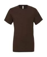 Unisex Triblend Short Sleeve Tee Brown Triblend