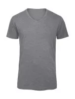 V Triblend/men T-Shirt Heather Light Grey